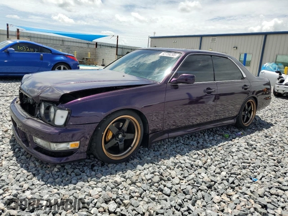 1997 Nissan Cedric z VIN HY33254322, wystawiony jako Copart lot #62759295 z przebiegiem 122 569 mil mil oraz Szkoda całkowita • Salvage title. Historia ofert i sprzedaży dostępna na DreamBid. Obrazek 1.