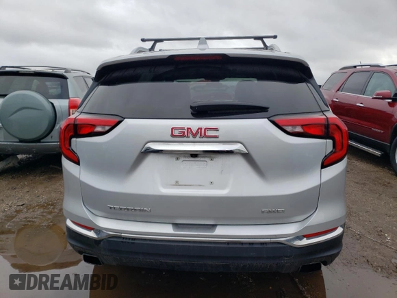2020 GMC Terrain SLT with VIN 3GKALVEXXLL228680, listed as a Copart auction lot 41473725 with 26,269 mi miles and Salvage title. Bid and sale history available at DreamBid. Image 6.