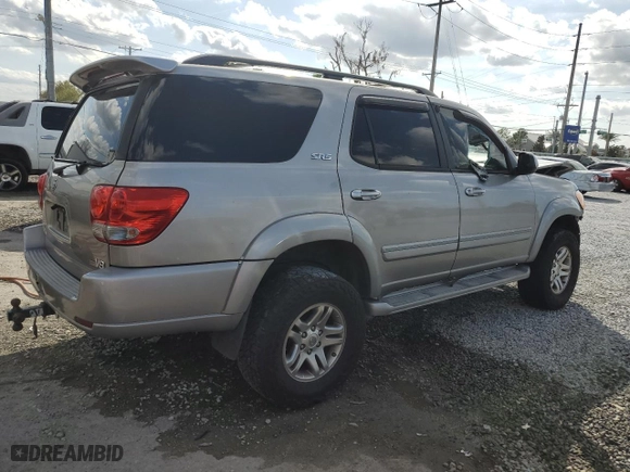 2005 Toyota Sequoia SR5 with VIN 5TDZT34A45S251546, listed as a Copart auction lot 44311665 with 0 mi miles and Non Repairable. Bid and sale history available at carsss.com. Image 3.
