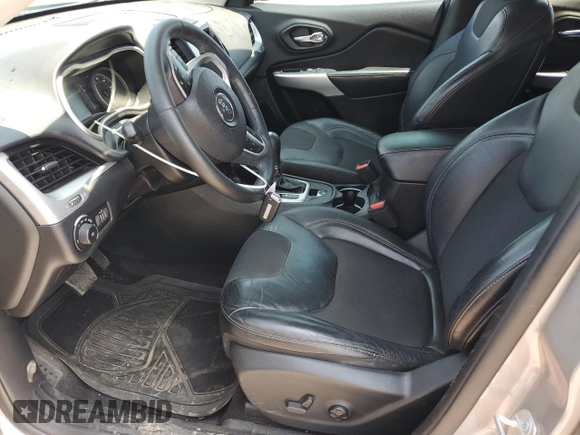 2018 Jeep Cherokee Latitude Plus with VIN 1C4PJLLBXJD519643, listed as a Copart auction lot 59264115 with 95,321 mi miles and Salvage title. Bid and sale history available at DreamBid. Image 7.