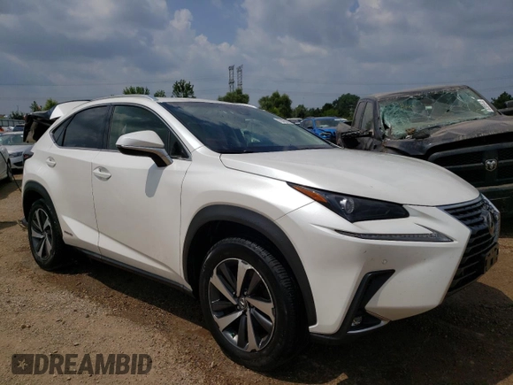 2019 Lexus NX 300h with VIN JTJBJRBZ0K2119208, listed as a Copart auction lot 62865873 with 111,723 mi miles and Salvage title. Bid and sale history available at DreamBid. Image 4.