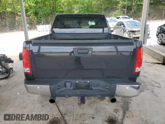 2012 GMC Sierra 1500 SLE with VIN 3GTP2VE73CG234077, listed as a Copart auction lot 53979795 with 170,272 mi miles and Salvage Title. Bid and sale history available at DreamBid. Image 6.