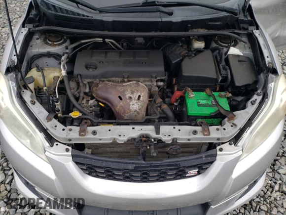 2010 Toyota Matrix S z VIN 2T1LE4EE9AC017087, wystawiony jako Copart lot #53549035 z przebiegiem 127 598 mil mil oraz Nie do naprawy • Non repairable. Historia ofert i sprzedaży dostępna na DreamBid. Obrazek 11.