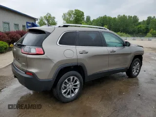 2019 Jeep Cherokee Latitude Plus with VIN 1C4PJMLN0KD384738, listed as a Copart auction lot 60099805 with 52,073 mi miles and Salvage title. Bid and sale history available at DreamBid. Image 3.