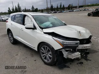 2019 Acura RDX w/Technology Pkg with VIN 5J8TC1H55KL012495, listed as a Copart auction lot 45476813 with 0 mi miles. Bid and sale history available at carsss.com. Image 4.