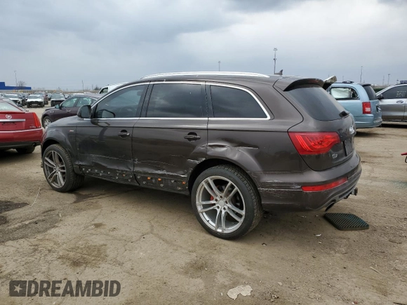 2012 Audi Q7 3.0T S line Prestige with VIN WA1DGBFE5CD003267, listed as a Copart auction lot 50973885 with 154,625 mi miles and Clean Title. Bid and sale history available at carsss.com. Image 2.