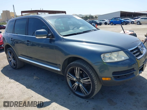 2006 Volkswagen Touareg 3.2L V6 with VIN WVGZG77L96D028601, listed as a IAAI auction lot 42170973 with 155,142 mi miles and . Bid and sale history available at DreamBid. Image 1.