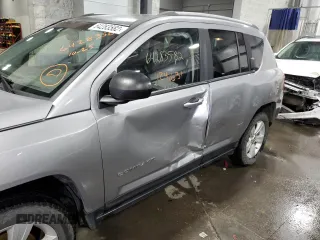 2016 Jeep Compass Sport with VIN 1C4NJDBB6GD798211, listed as a Copart auction lot 64283582 with 124,631 mi miles. Bid and sale history available at carsss.com. Image 9.