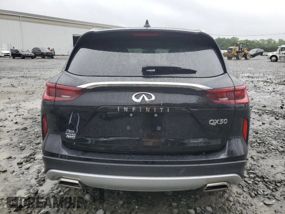 2024 Infiniti QX50 Luxe с VIN 3PCAJ5BB5RF105936, выставлен на аукционе Copart как лот 57725935 с пробегом 4 084 миль миль и Списание • Salvage title. История ставок и продаж доступна на DreamBid. Изображение 6.