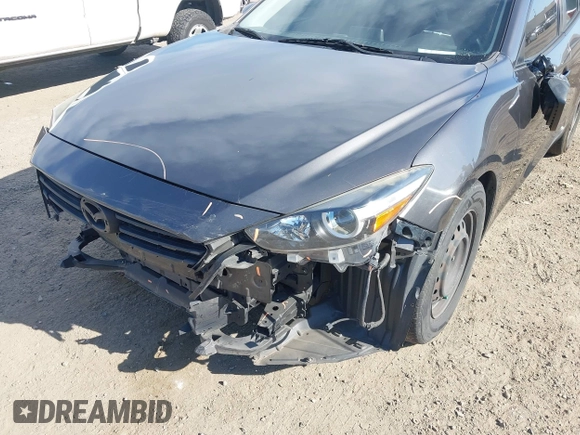 2017 Mazda 3 Sport with VIN 3MZBN1K76HM101415, listed as a IAAI auction lot 42012311 with 222,246 mi miles. Bid and sale history available at carsss.com. Image 6.