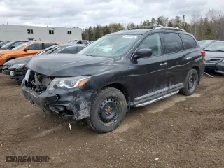 2018 Nissan Pathfinder SL with VIN 5N1DR2MM1JC671625, listed as a Copart auction lot 49857625 with 98,074 mi miles and Salvage Title. Bid and sale history available at carsss.com. Image 1.