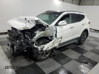 2017 Hyundai Santa Fe Ultimate z VIN 5XYZW4LA3HG465055, wystawiony jako Copart lot #54830225 z przebiegiem 111 625 mil mil oraz Czysty tytuł • Clean title. Historia ofert i sprzedaży dostępna na DreamBid. Obrazek 1.