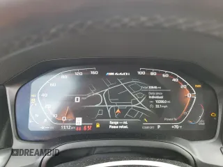 2022 BMW 4 Series M440i xDrive with VIN WBA63AT09NCL01453, listed as a Copart auction lot 72575524 with 30,646 mi miles and Salvage title. Bid and sale history available at DreamBid. Image 9.