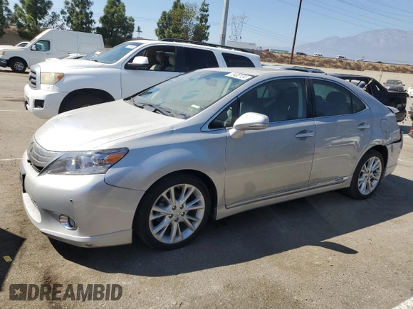 2010 Lexus HS with VIN JTHBB1BAXA2023238, listed as a Copart auction lot 73402134 with 156,796 mi miles and Salvage Title. Bid and sale history available at carsss.com. Image 1.