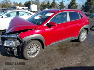 2020 Hyundai Kona SEL with VIN KM8K2CAA8LU528292, listed as a IAAI auction lot 41584654 with 57,857 mi miles. Bid and sale history available at carsss.com. Image 2.