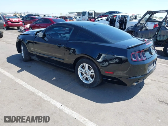 2013 Ford Mustang V6 with VIN 1ZVBP8AM0D5241888, listed as a IAAI auction lot 42110605 with 197,477 mi miles. Bid and sale history available at carsss.com. Image 3.
