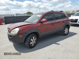 2005 Hyundai Tucson GLS with VIN KM8JN12D15U128710, listed as a Copart auction lot 53229505 with 81,302 mi miles and Salvage Title. Bid and sale history available at carsss.com. Image 1.