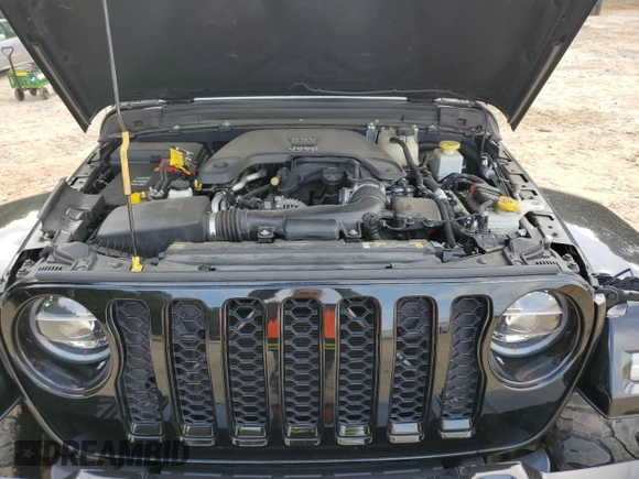 2021 Jeep Gladiator High Altitude with VIN 1C6HJTFGXML570864, listed as a Copart auction lot 56964975 with 67,538 mi miles and Salvage title. Bid and sale history available at DreamBid. Image 11.