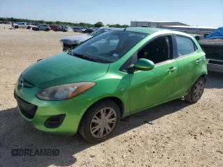 2013 Mazda Mazda2 Sport with VIN JM1DE1KY0D0157951, listed as a Copart auction lot 53934215 with 187,534 mi miles and Salvage Title. Bid and sale history available at carsss.com. Image 1.
