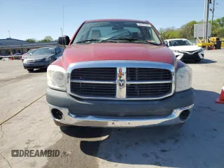 2008 Dodge 1500 ST with VIN 1D7HA16K08J213329, listed as a Copart auction lot 53147975 with 48,987 mi miles and Salvage Title. Bid and sale history available at DreamBid. Image 5.