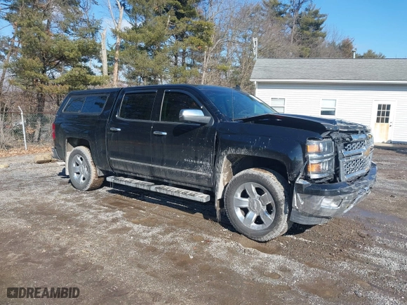 2015 Chevrolet Silverado 1500 LTZ with VIN 3GCUKSEC0FG511805, listed as a IAAI auction lot 41543930 with 160,301 mi miles. Bid and sale history available at carsss.com. Image 1.