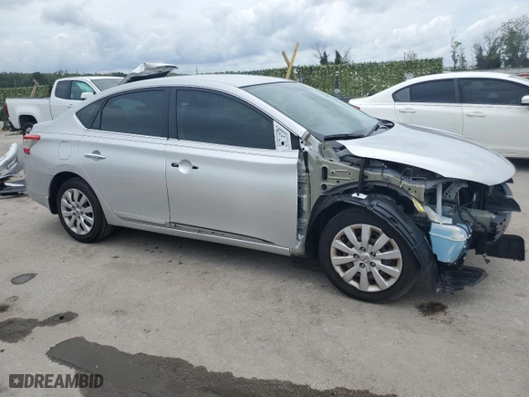 2014 Nissan Sentra S with VIN 3N1AB7AP3EL696658, listed as a Copart auction lot 88230995 with 44,255 mi miles and Non Repairable. Bid and sale history available at carsss.com. Image 4.