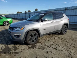 2021 Jeep Compass Altitude with VIN 3C4NJCBB3MT603861, listed as a Copart auction lot 46654955 with 69,408 mi miles and Salvage title. Bid and sale history available at DreamBid. Image 1.