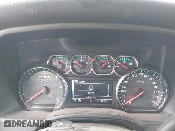 2018 Chevrolet Silverado 1500 LT with VIN 3GCUKREC0JG594914, listed as a IAAI auction lot 41735134 with 98,407 mi miles. Bid and sale history available at carsss.com. Image 7.