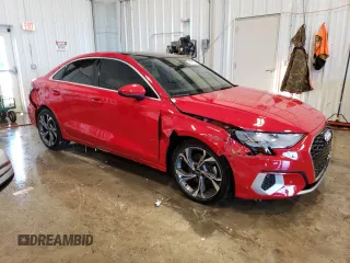 2022 Audi A3 Premium with VIN WAUAUDGY2NA088074, listed as a Copart auction lot 41931514 with 10,113 mi miles. Bid and sale history available at carsss.com. Image 4.