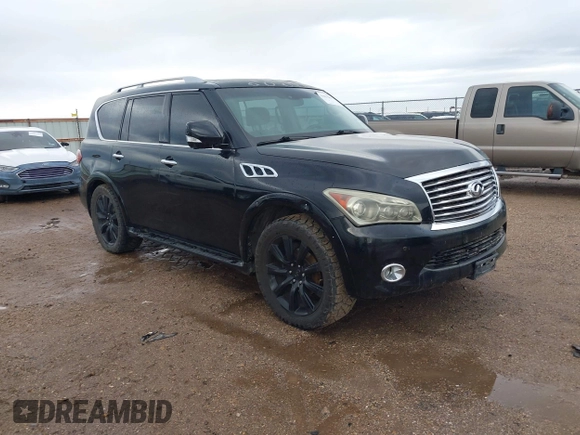 2011 Infiniti QX56 7-passenger with VIN JN8AZ2NF2B9502532, listed as a IAAI auction lot 41967065 with 226,780 mi miles. Bid and sale history available at carsss.com. Image 1.