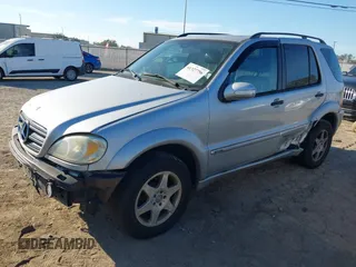 2003 Mercedes-Benz M-Class 3.2L with VIN 4JGAB54E03A383496, listed as a IAAI auction lot 41327756 with 162,973 mi miles. Bid and sale history available at carsss.com. Image 17.