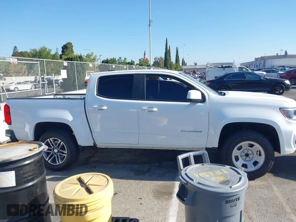 2022 Chevrolet Colorado 2WD Work Truck with VIN 1GCGSBEN7N1188574, listed as a IAAI auction lot 42695567 with 25,041 mi miles and . Bid and sale history available at DreamBid. Image 13.