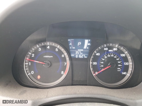 2013 Hyundai Accent GL with VIN KMHCT5AE6DU068695, listed as a Copart auction lot 85578584 with 81,627 mi miles and Salvage Title. Bid and sale history available at carsss.com. Image 9.