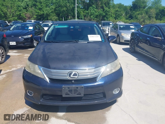 2010 Lexus HS 250h with VIN JTHBB1BAXA2000929, listed as a IAAI auction lot 42067247 with 175,452 mi miles. Bid and sale history available at carsss.com. Image 12.