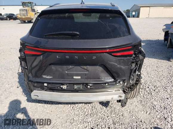2023 Lexus NX with VIN 2T2KGCEZ5PC028594, listed as a Copart auction lot 70652074 with 17,692 mi miles and Salvage Title. Bid and sale history available at carsss.com. Image 6.