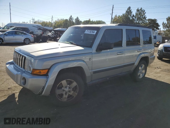2007 Jeep Commander Sport with VIN 1J8HG48P67C527890, listed as a Copart auction lot 71170764 with 161,693 mi miles and Salvage Title. Bid and sale history available at carsss.com. Image 1.