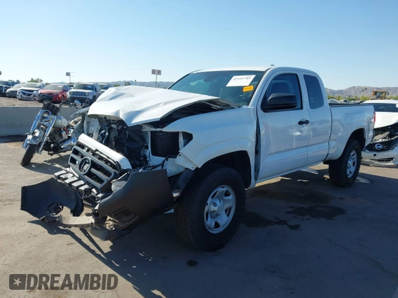 2021 Toyota Tacoma SR with VIN 3TYRX5GN8MT013815, listed as a IAAI auction lot 42311783 with 28,327 mi miles and . Bid and sale history available at DreamBid. Image 17.