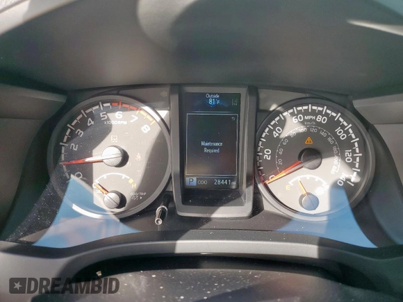 2023 Toyota Tacoma SR with VIN 3TYRX5GN3PT071058, listed as a Copart auction lot 62733165 with 28,441 mi miles and Salvage title. Bid and sale history available at DreamBid. Image 9.