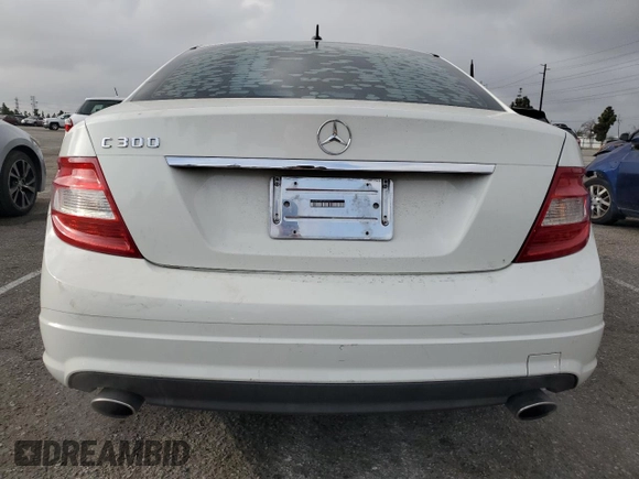 2010 Mercedes-Benz C 300 Sport with VIN WDDGF5EB7AR092571, listed as a Copart auction lot 51133345 with 146,592 mi miles and Salvage title. Bid and sale history available at DreamBid. Image 6.