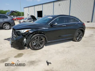 2022 Infiniti QX55 Essential z VIN 3PCAJ5K39NF109166, wystawiony jako Copart lot #43998453 z przebiegiem 10 263 mil mil oraz . Historia ofert i sprzedaży dostępna na DreamBid. Obrazek 1.