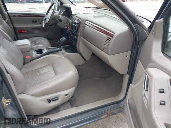 2002 Jeep Grand Cherokee Limited with VIN 1J4GW58NX2C184028, listed as a IAAI auction lot 42503836 with 121,193 mi miles and . Bid and sale history available at DreamBid. Image 5.