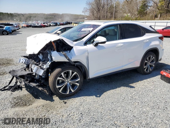 2021 Lexus RX with VIN 2T2HZMAA8MC202308, listed as a Copart auction lot 50890575 with 32,981 mi miles and Salvage Title. Bid and sale history available at carsss.com. Image 1.