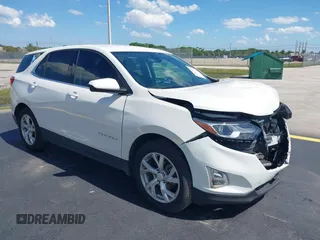 2020 Chevrolet Equinox LT z VIN 3GNAXKEV0LS650936, wystawiony jako IAAI lot #42263480 z przebiegiem 51 723 mil mil oraz . Historia ofert i sprzedaży dostępna na DreamBid. Obrazek 1.
