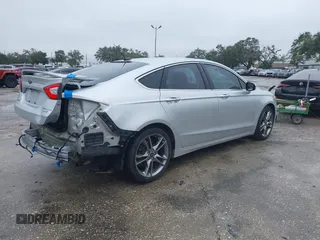 2015 Ford Fusion Titanium with VIN 3FA6P0K94FR120318, listed as a IAAI auction lot 41380325 with 137,910 mi miles. Bid and sale history available at carsss.com. Image 4.