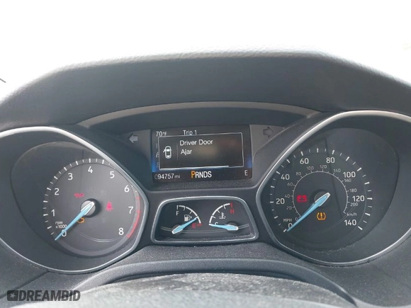 2017 Ford Focus SEL with VIN 1FADP3H22HL305908, listed as a IAAI auction lot 42084489 with 94,757 mi miles. Bid and sale history available at carsss.com. Image 7.
