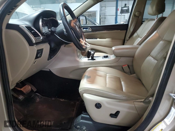 2014 Jeep Grand Cherokee Limited z VIN 1C4RJFBG1EC148908, wystawiony jako Copart lot #54311675 z przebiegiem 90 886 mil mil oraz Szkoda całkowita • Salvage title. Historia ofert i sprzedaży dostępna na DreamBid. Obrazek 7.
