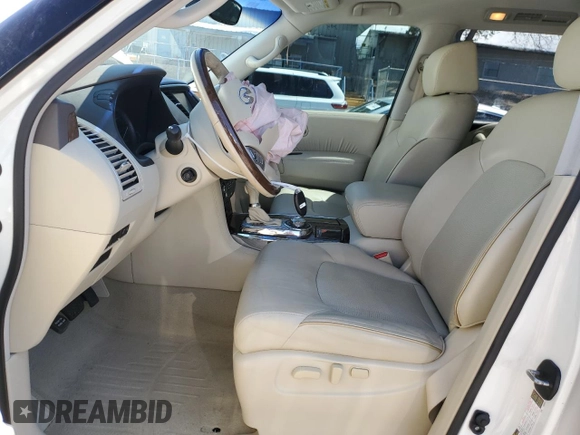 2016 Infiniti QX80 with VIN JN8AZ2NE6G9125444, listed as a Copart auction lot 68995944 with 75,093 mi miles and Salvage Title. Bid and sale history available at carsss.com. Image 7.