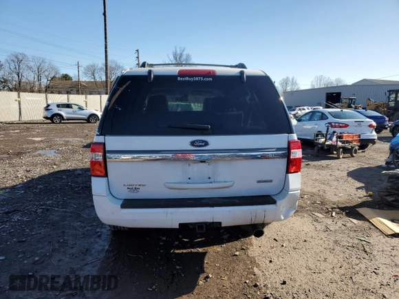 2017 Ford Expedition Max Limited с VIN 1FMJK1KT7HEA50397, выставлен на аукционе Copart как лот 49663815 с пробегом 140 862 миль миль и Списание • Salvage title. История ставок и продаж доступна на DreamBid. Изображение 6.