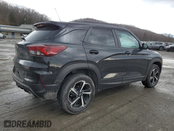 2023 Chevrolet TrailBlazer RS with VIN KL79MUSLXPB113525, listed as a Copart auction lot 51680485 with 19,165 mi miles and Salvage Title. Bid and sale history available at DreamBid. Image 3.