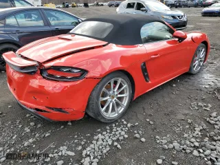 2022 Porsche 718 Boxster S with VIN WP0CB2A81NS221111, listed as a Copart auction lot 51421565 with 6,222 mi miles and Salvage Title. Bid and sale history available at carsss.com. Image 3.